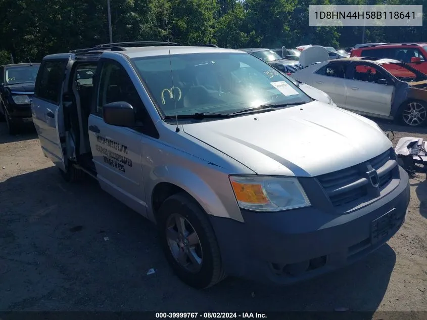 2008 Dodge Grand Caravan Se VIN: 1D8HN44H58B118641 Lot: 39999767