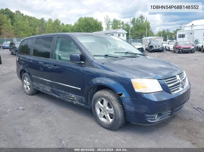 1D8HN54P68B148552 2008 Dodge Grand Caravan Sxt