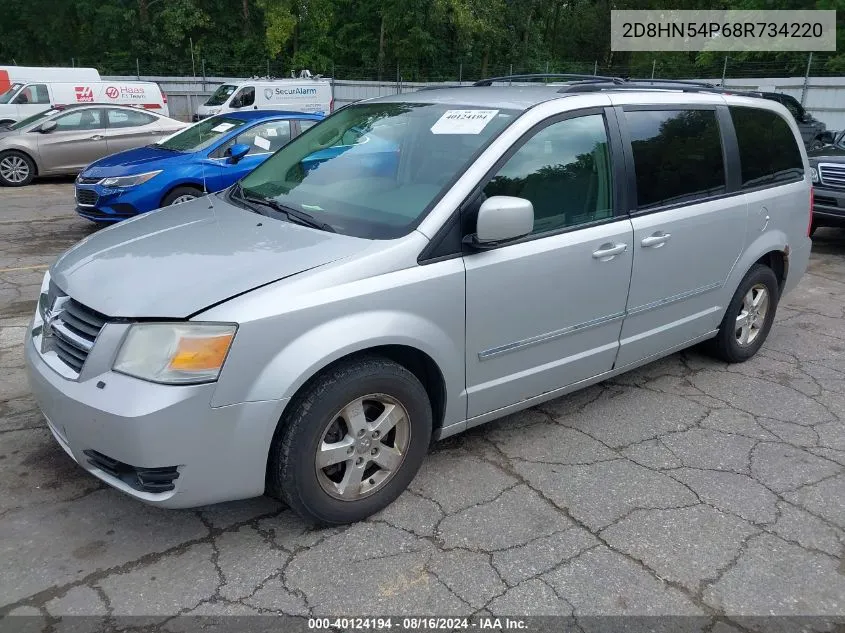 2D8HN54P68R734220 2008 Dodge Grand Caravan Sxt