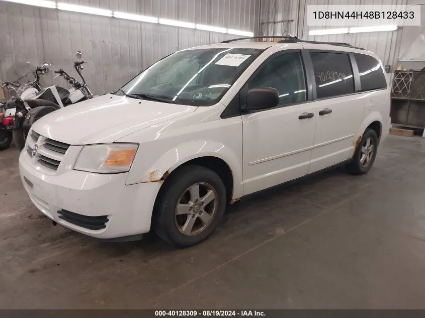 2008 Dodge Grand Caravan Se VIN: 1D8HN44H48B128433 Lot: 40128309