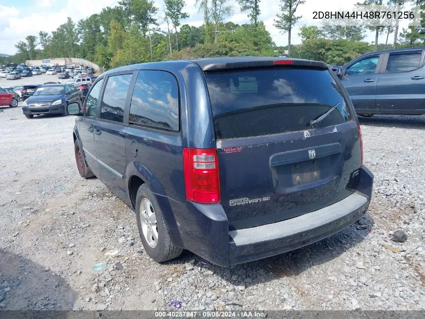 2D8HN44H48R761256 2008 Dodge Grand Caravan Se