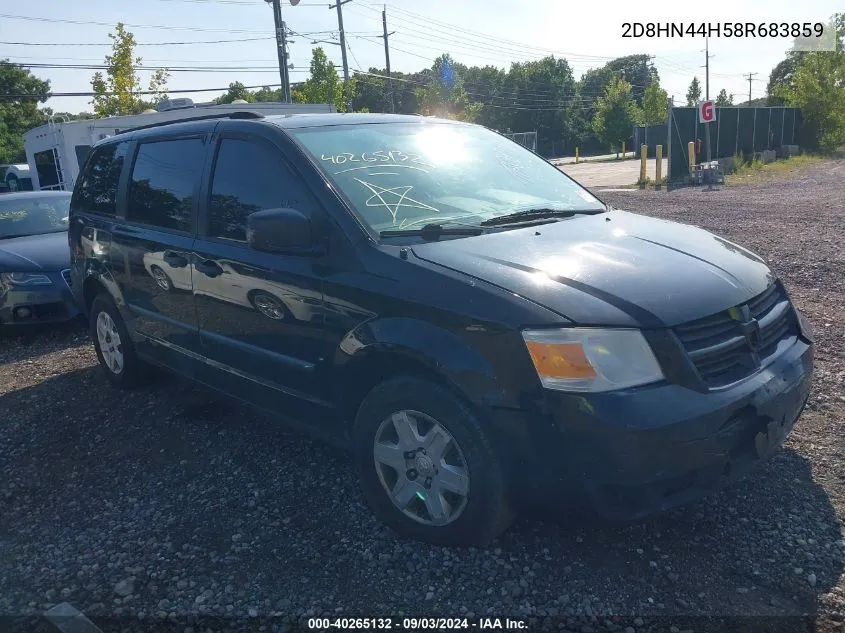 2008 Dodge Grand Caravan Se VIN: 2D8HN44H58R683859 Lot: 40265132