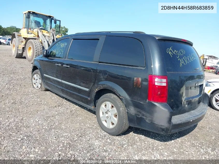 2008 Dodge Grand Caravan Se VIN: 2D8HN44H58R683859 Lot: 40265132