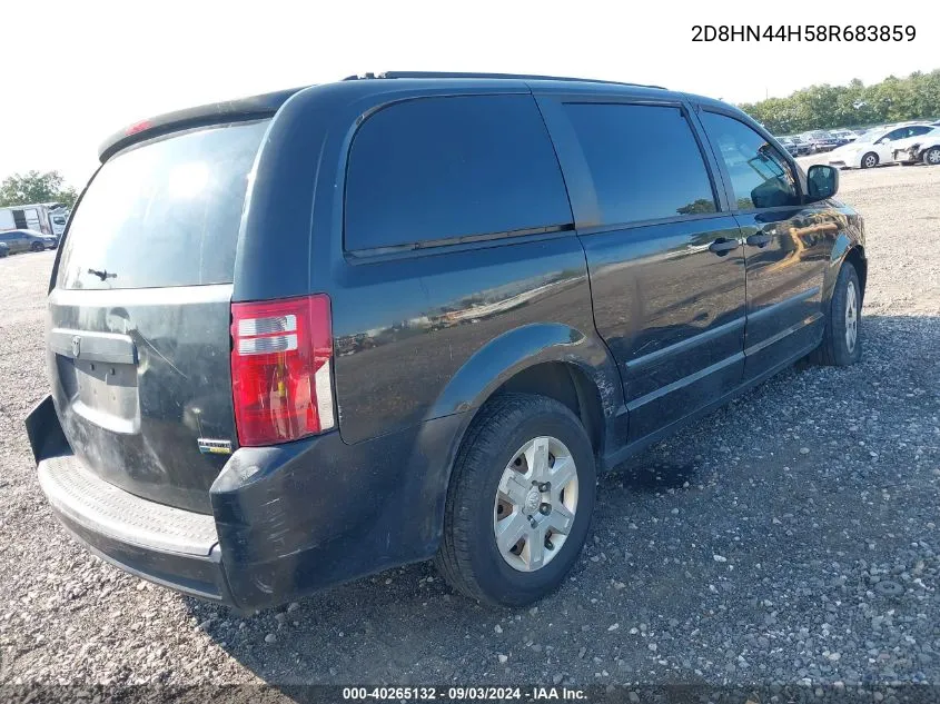 2008 Dodge Grand Caravan Se VIN: 2D8HN44H58R683859 Lot: 40265132