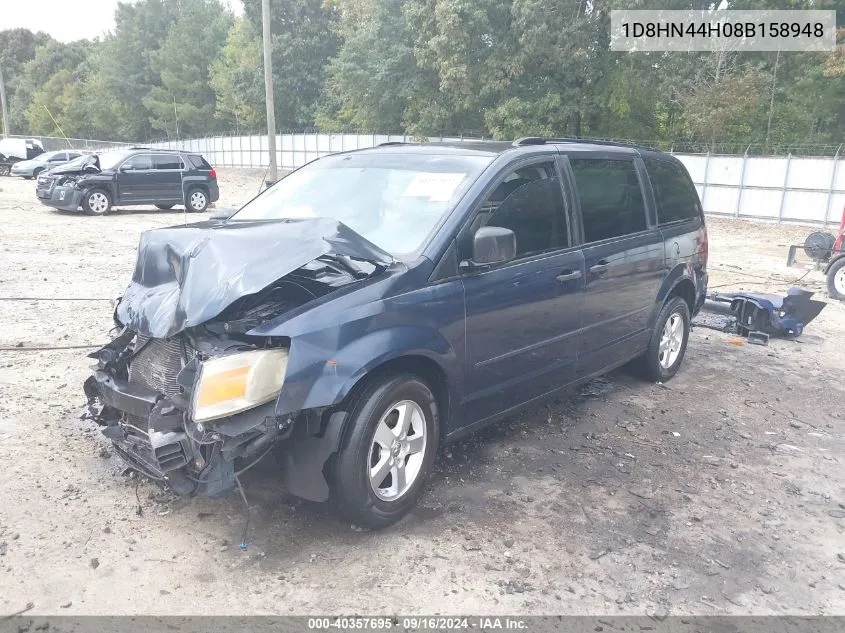 2008 Dodge Grand Caravan Se VIN: 1D8HN44H08B158948 Lot: 40357695