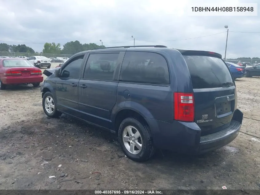 2008 Dodge Grand Caravan Se VIN: 1D8HN44H08B158948 Lot: 40357695