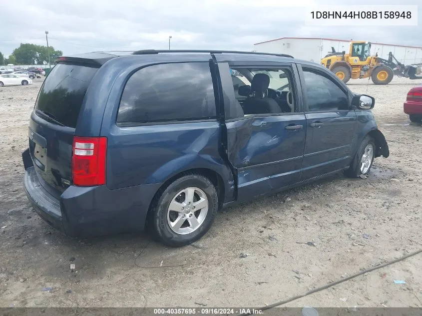 2008 Dodge Grand Caravan Se VIN: 1D8HN44H08B158948 Lot: 40357695