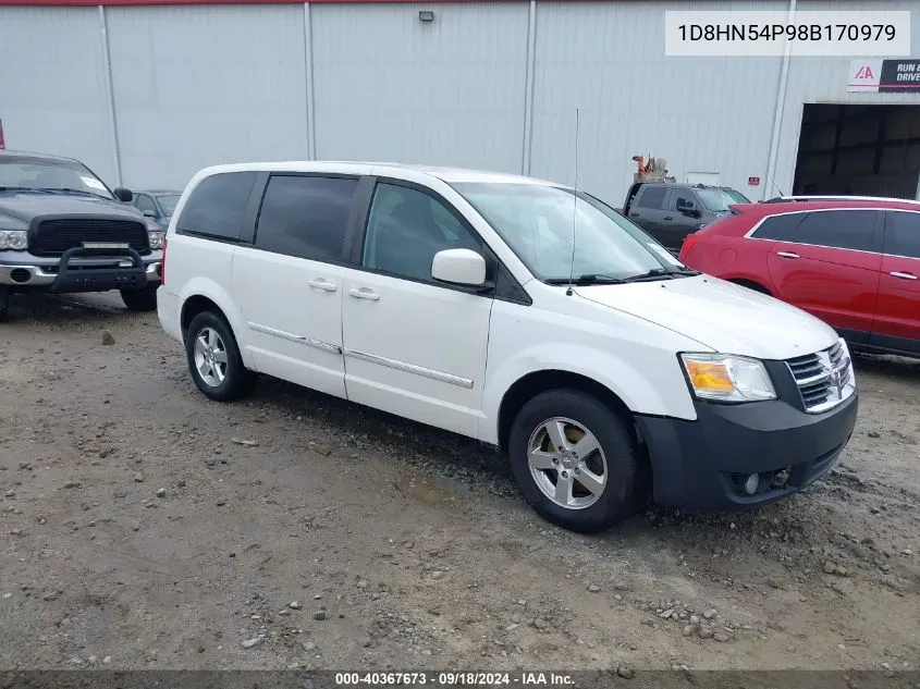 2008 Dodge Grand Caravan Sxt VIN: 1D8HN54P98B170979 Lot: 40367673