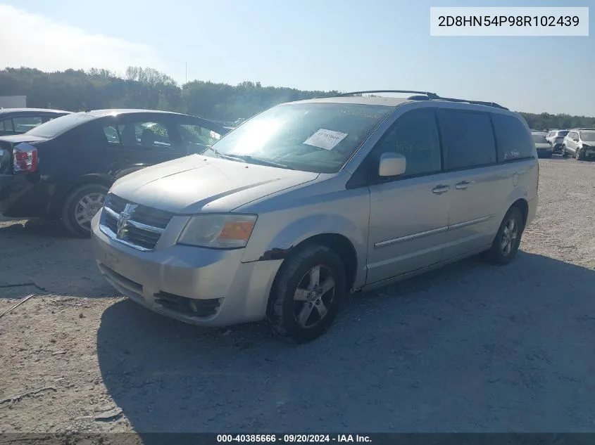 2D8HN54P98R102439 2008 Dodge Grand Caravan Sxt