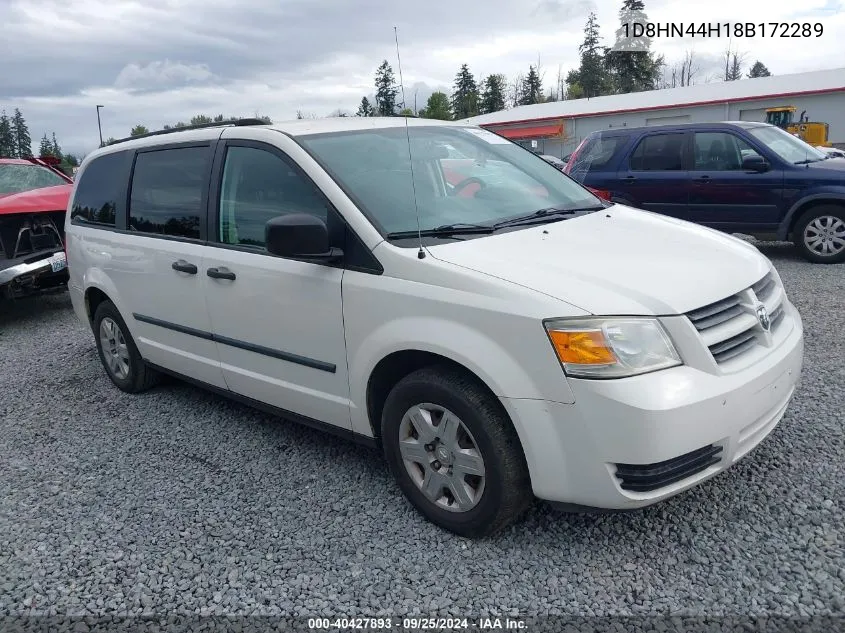 2008 Dodge Grand Caravan Se VIN: 1D8HN44H18B172289 Lot: 40427893