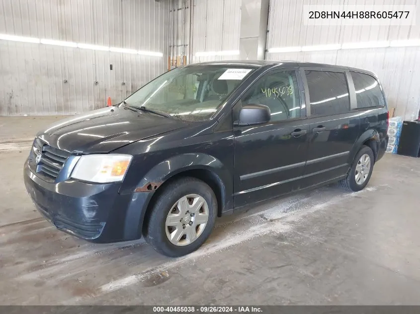 2D8HN44H88R605477 2008 Dodge Grand Caravan Se