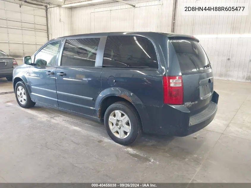 2008 Dodge Grand Caravan Se VIN: 2D8HN44H88R605477 Lot: 40455038