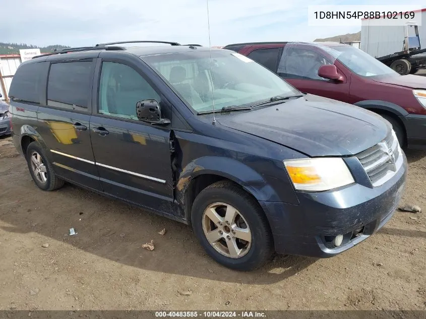 2008 Dodge Grand Caravan Sxt VIN: 1D8HN54P88B102169 Lot: 40483585