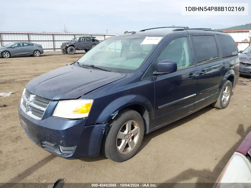 2008 Dodge Grand Caravan Sxt VIN: 1D8HN54P88B102169 Lot: 40483585