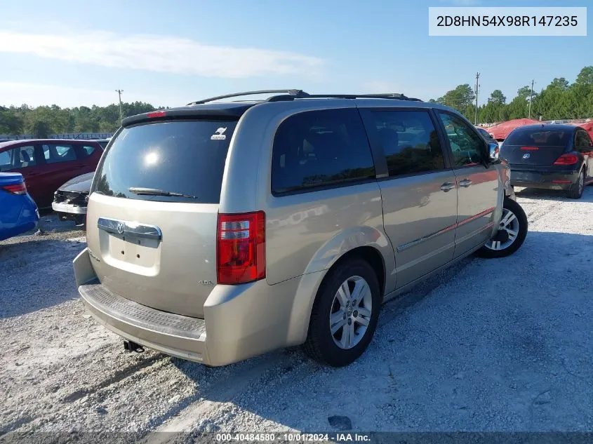 2D8HN54X98R147235 2008 Dodge Grand Caravan Sxt