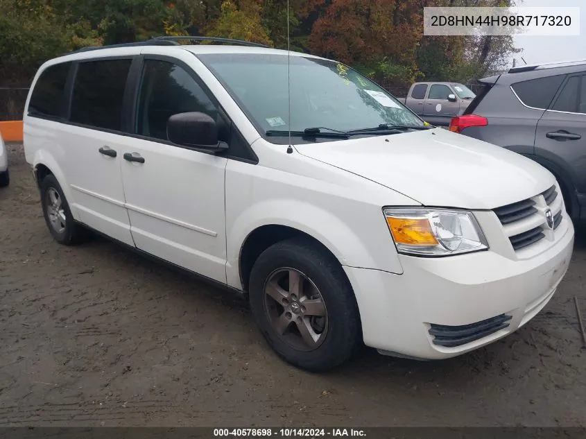 2008 Dodge Grand Caravan Se VIN: 2D8HN44H98R717320 Lot: 40578698