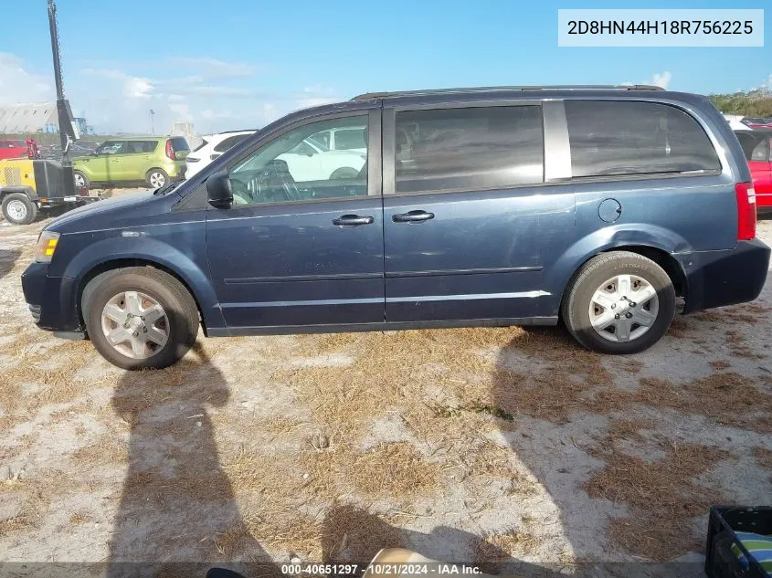 2008 Dodge Grand Caravan Se VIN: 2D8HN44H18R756225 Lot: 40651297