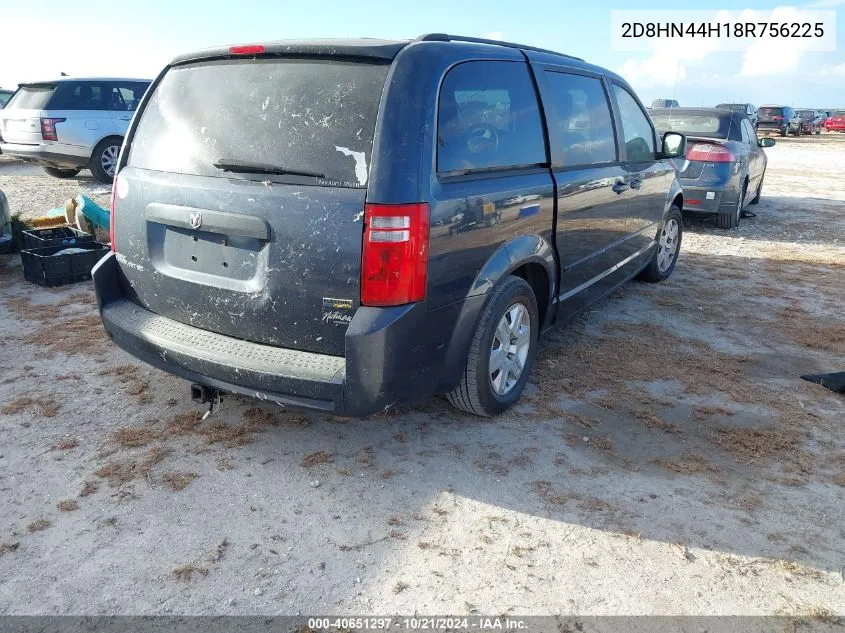 2008 Dodge Grand Caravan Se VIN: 2D8HN44H18R756225 Lot: 40651297