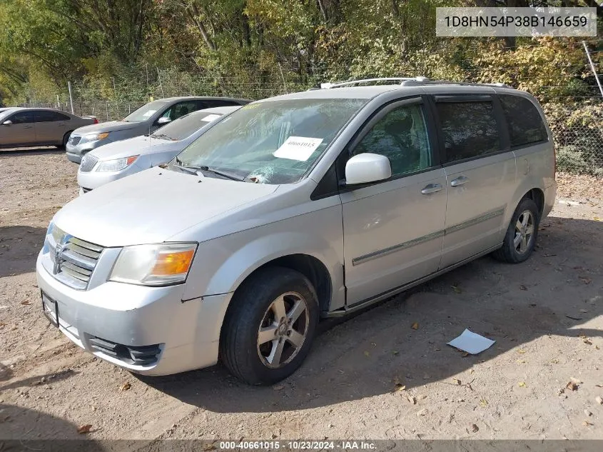 2008 Dodge Grand Caravan Sxt VIN: 1D8HN54P38B146659 Lot: 40661015