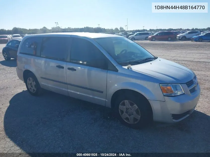 2008 Dodge Grand Caravan Se VIN: 1D8HN44H48B164770 Lot: 40661925