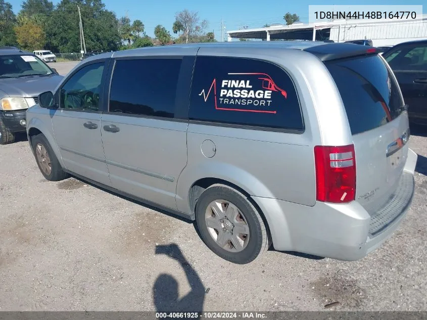 1D8HN44H48B164770 2008 Dodge Grand Caravan Se