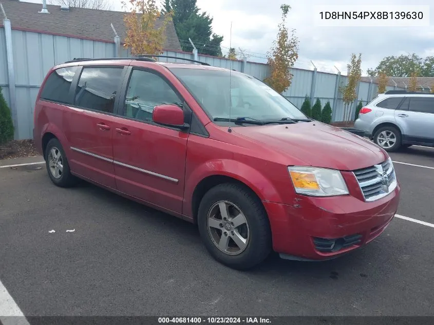 2008 Dodge Grand Caravan Sxt VIN: 1D8HN54PX8B139630 Lot: 40681400