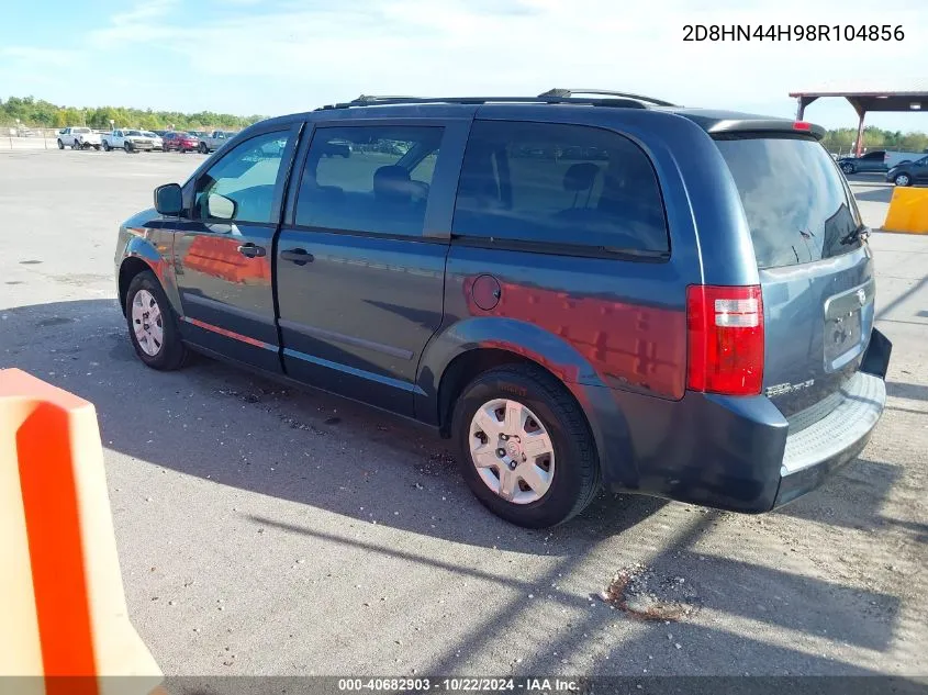 2008 Dodge Grand Caravan Se VIN: 2D8HN44H98R104856 Lot: 40682903