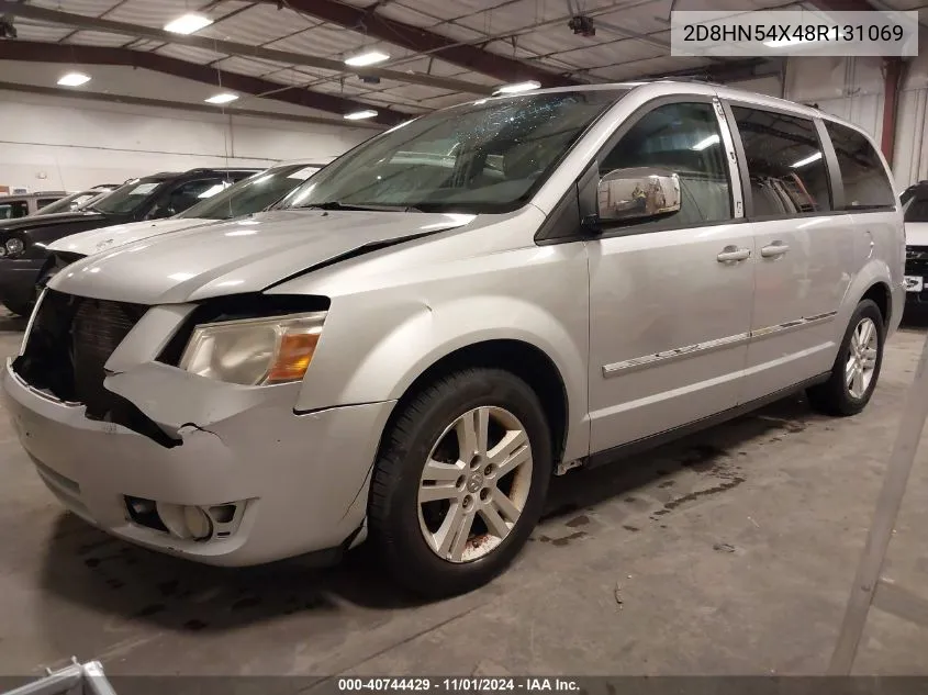 2008 Dodge Grand Caravan Sxt VIN: 2D8HN54X48R131069 Lot: 40744429