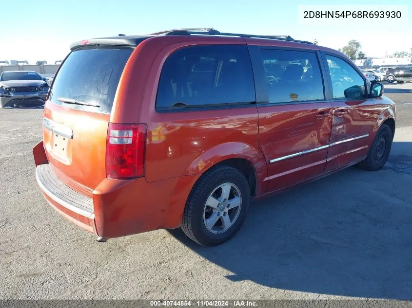 2008 Dodge Grand Caravan Sxt VIN: 2D8HN54P68R693930 Lot: 40744854