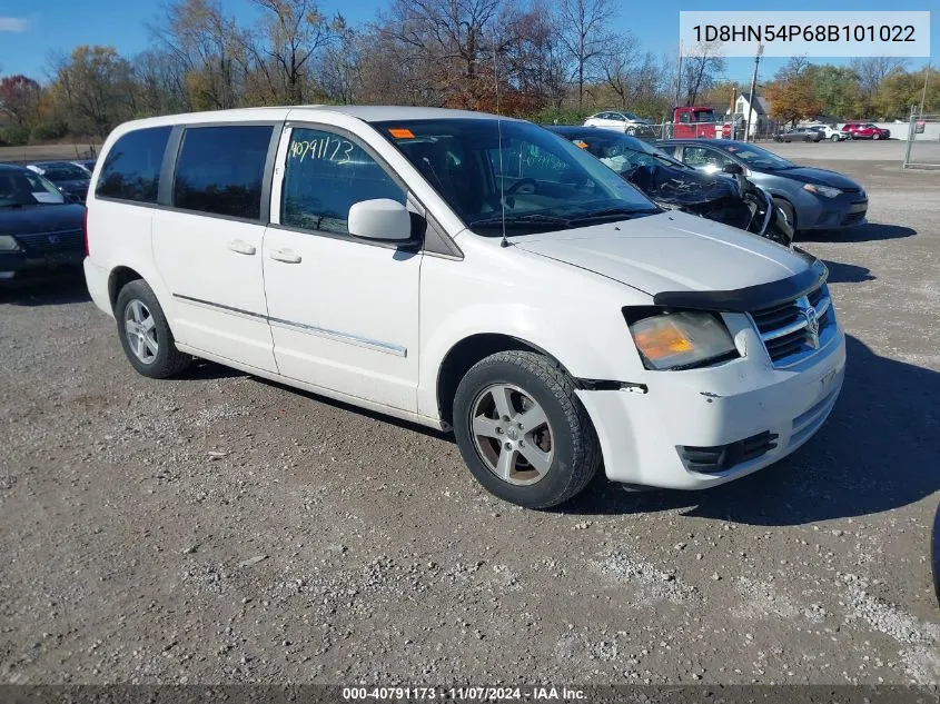 2008 Dodge Grand Caravan Sxt VIN: 1D8HN54P68B101022 Lot: 40791173