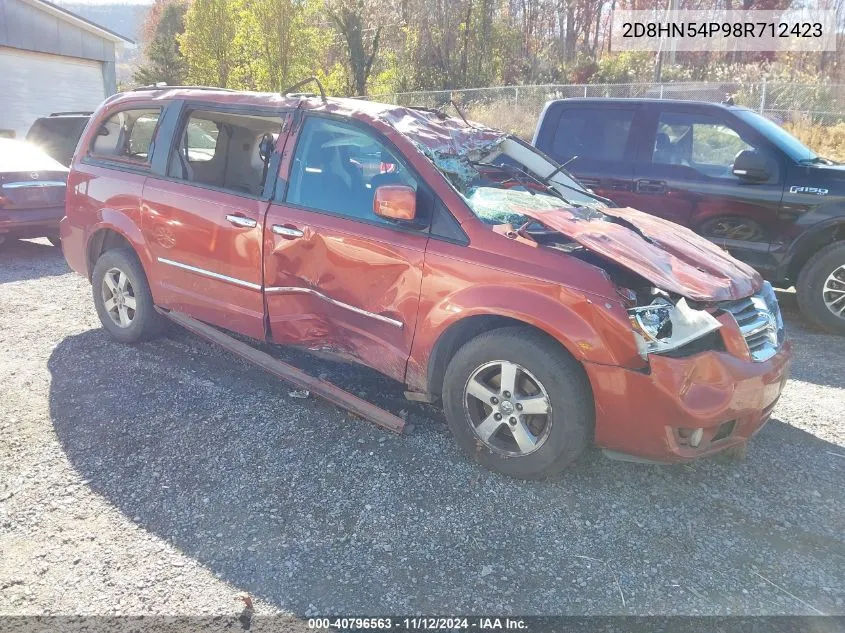 2008 Dodge Grand Caravan Sxt VIN: 2D8HN54P98R712423 Lot: 40796563