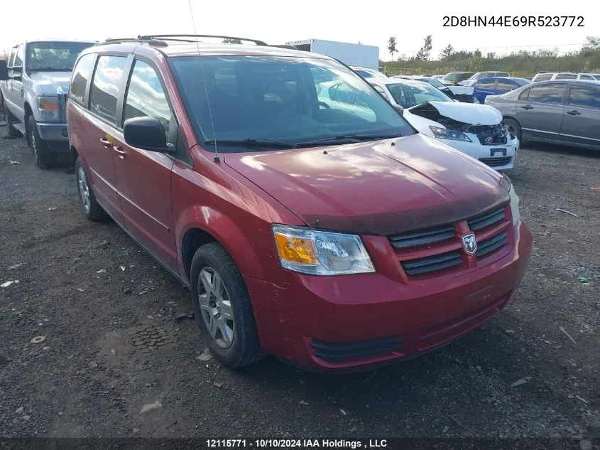 2D8HN44E69R523772 2009 Dodge Grand Caravan Se