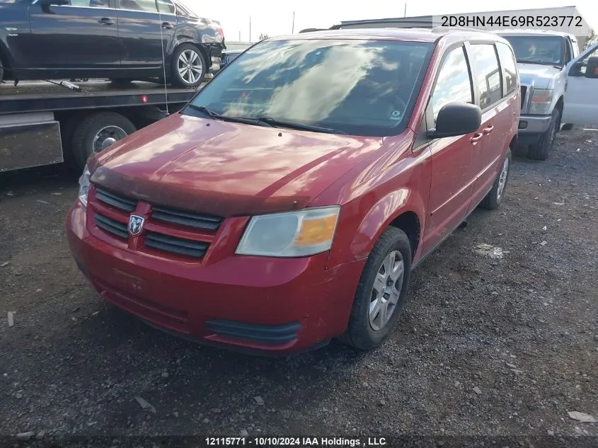 2D8HN44E69R523772 2009 Dodge Grand Caravan Se