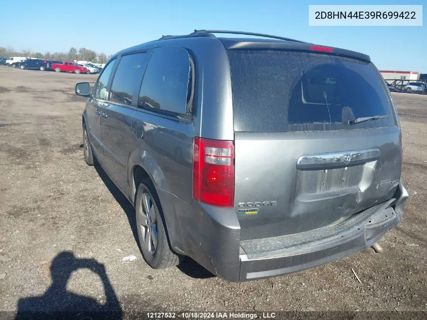 2009 Dodge Grand Caravan Se VIN: 2D8HN44E39R699422 Lot: 12127532