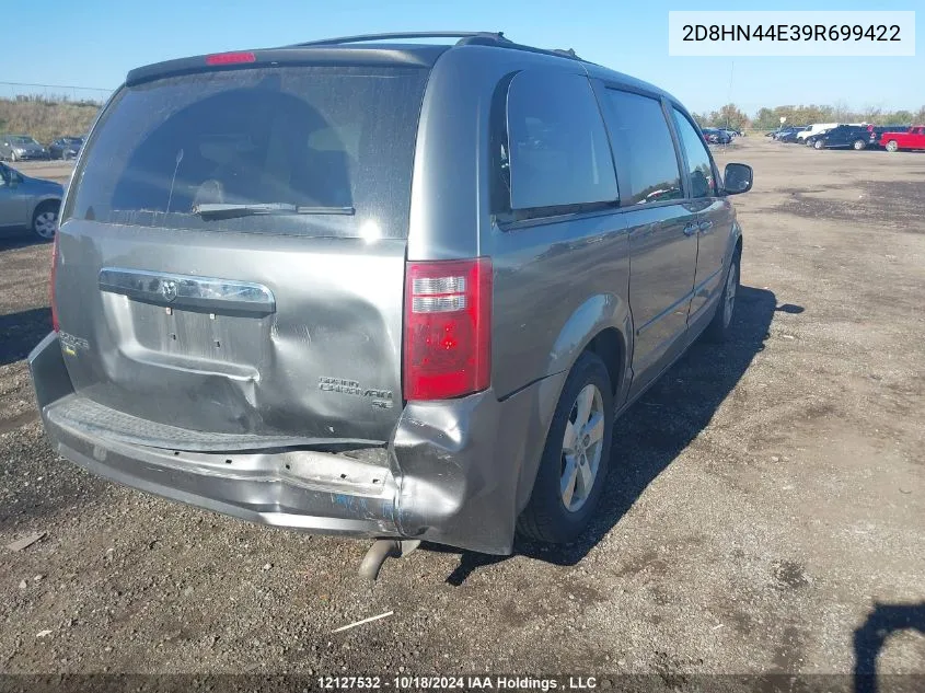 2009 Dodge Grand Caravan Se VIN: 2D8HN44E39R699422 Lot: 12127532