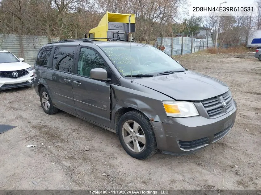 2009 Dodge Grand Caravan Se VIN: 2D8HN44E39R610531 Lot: 12140105