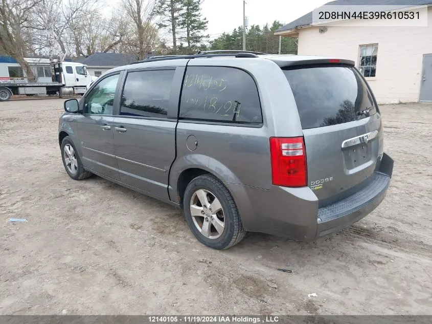 2009 Dodge Grand Caravan Se VIN: 2D8HN44E39R610531 Lot: 12140105