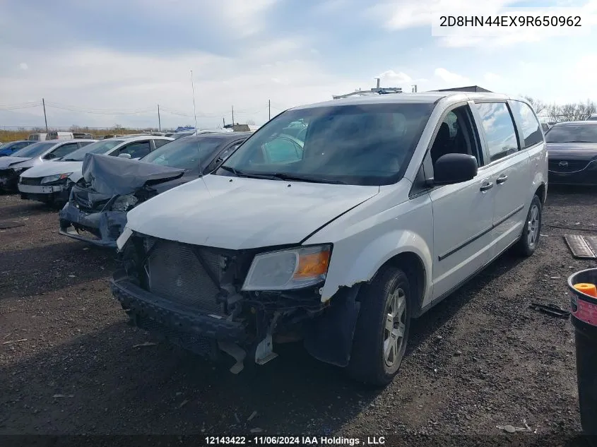 2D8HN44EX9R650962 2009 Dodge Grand Caravan Se