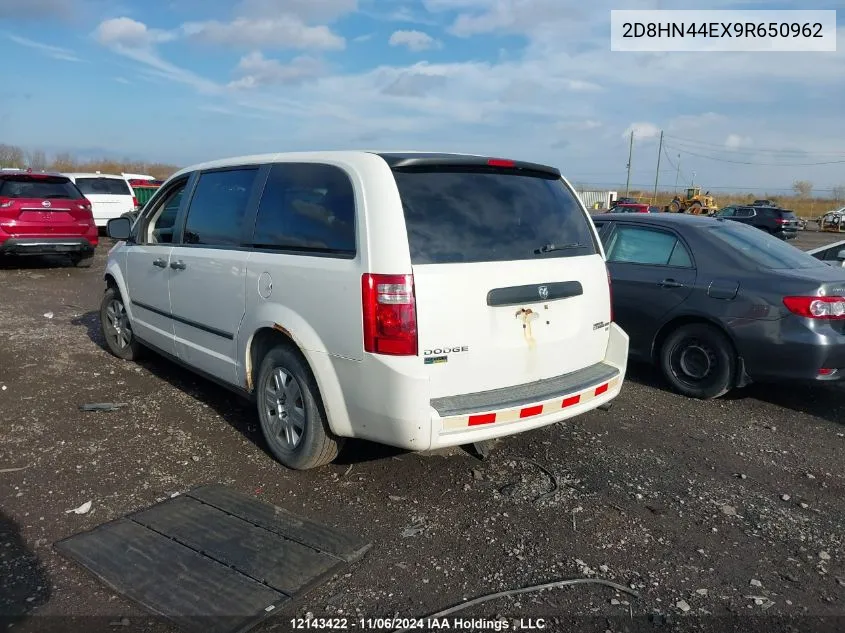 2D8HN44EX9R650962 2009 Dodge Grand Caravan Se