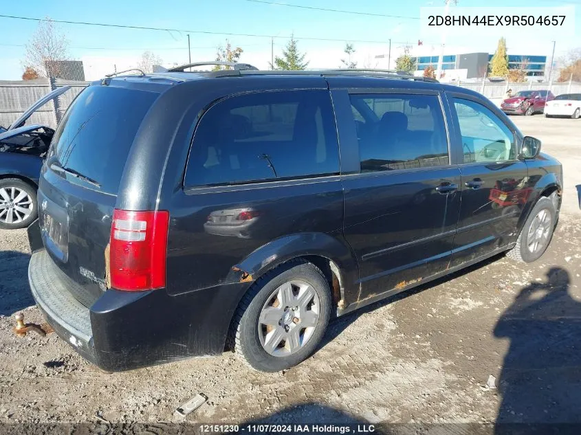 2009 Dodge Caravan VIN: 2D8HN44EX9R504657 Lot: 12151230