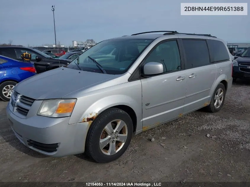 2009 Dodge Grand Caravan Se VIN: 2D8HN44E99R651388 Lot: 12154053