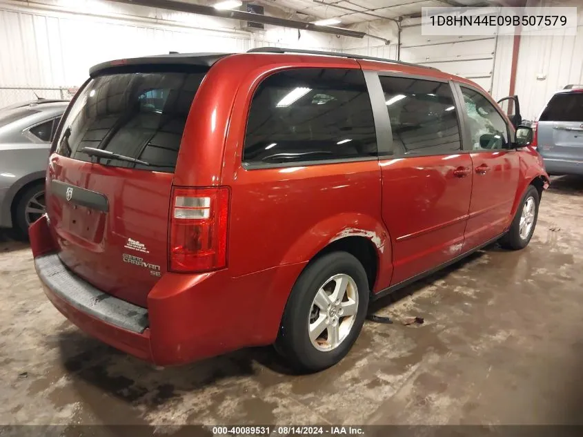 2009 Dodge Grand Caravan Se VIN: 1D8HN44E09B507579 Lot: 40089531