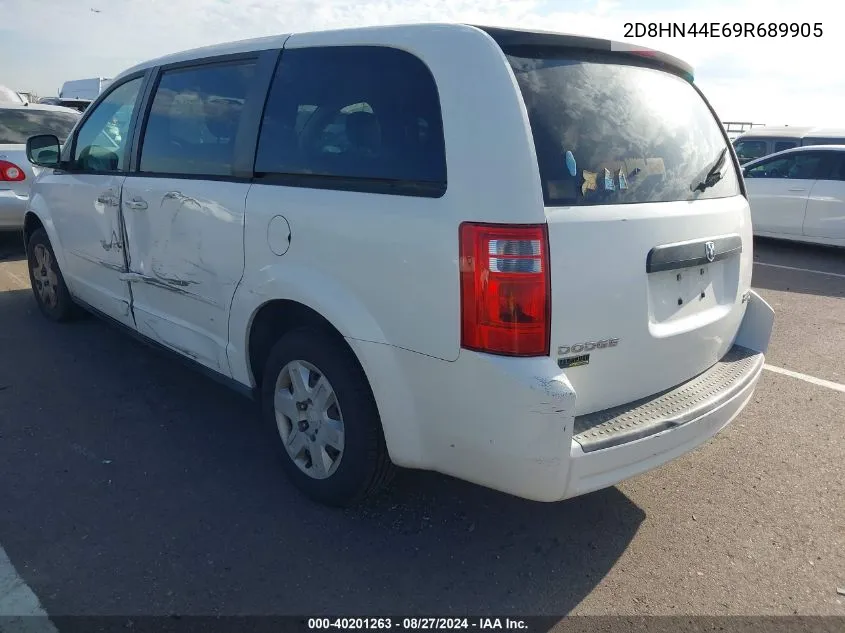 2009 Dodge Grand Caravan Se VIN: 2D8HN44E69R689905 Lot: 40201263