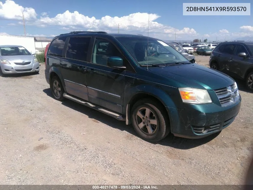 2009 Dodge Grand Caravan Sxt VIN: 2D8HN541X9R593570 Lot: 40217478