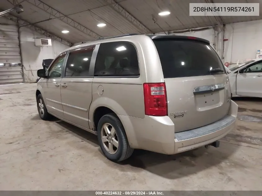 2009 Dodge Grand Caravan Sxt VIN: 2D8HN54119R574261 Lot: 40224632