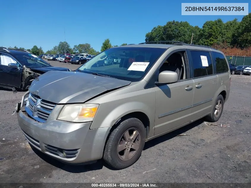 2009 Dodge Grand Caravan Sxt VIN: 2D8HN54149R637384 Lot: 40255534