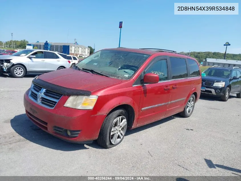 2D8HN54X39R534848 2009 Dodge Grand Caravan Sxt