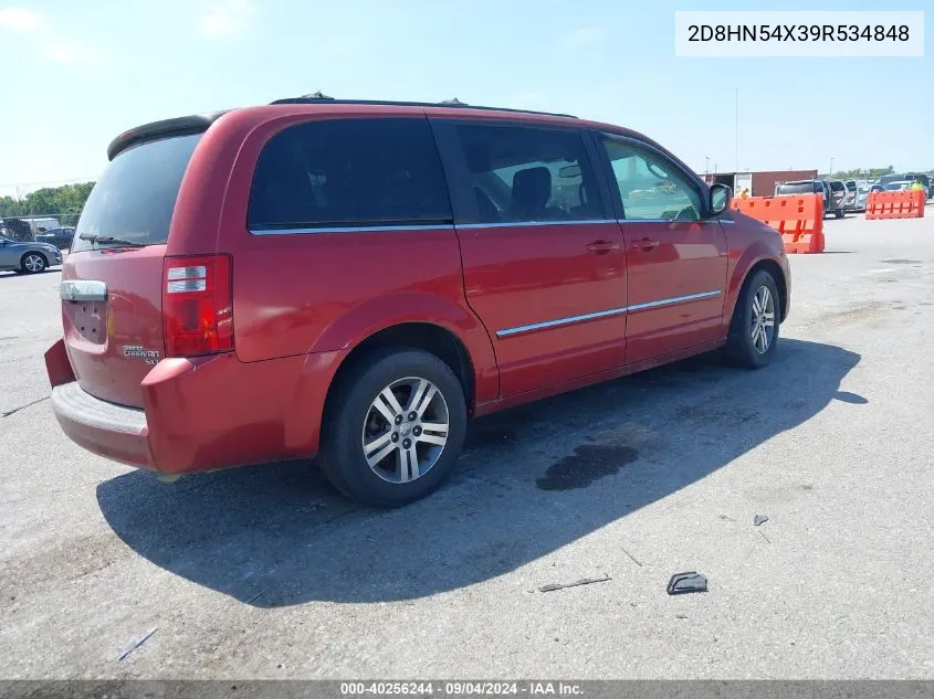 2D8HN54X39R534848 2009 Dodge Grand Caravan Sxt