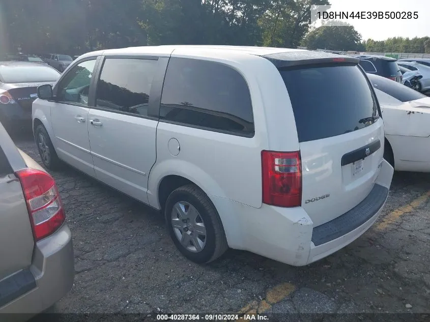 2009 Dodge Grand Caravan Se VIN: 1D8HN44E39B500285 Lot: 40287364