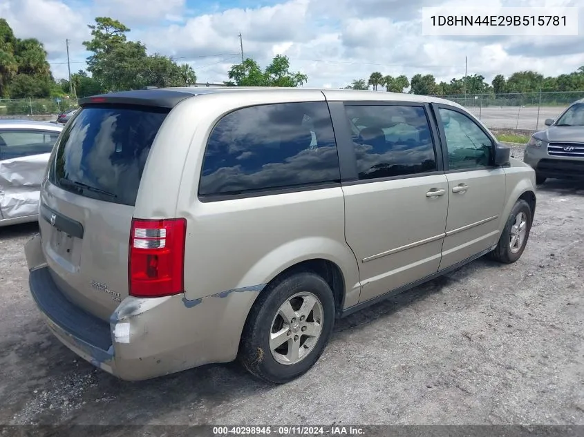 2009 Dodge Grand Caravan Se VIN: 1D8HN44E29B515781 Lot: 40298945